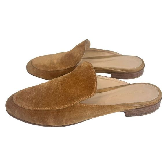 Gianvito Rossi Tan Suede Loafers - Picture 4 of 6